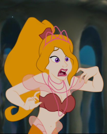 Jasmine panicked- new style - C-Daphne- Little Mermaid