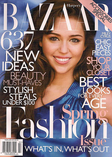 miley-cyrus-harper-bazaar-cover - Miley Cyrus in blue