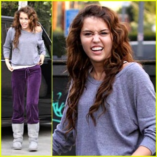 miley-cyrus-purple-pants - Miley Cyrus