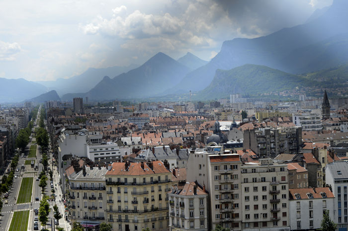 La Bastille de Grenoble et son T - La Bastille de Grenoble et son Telepherique