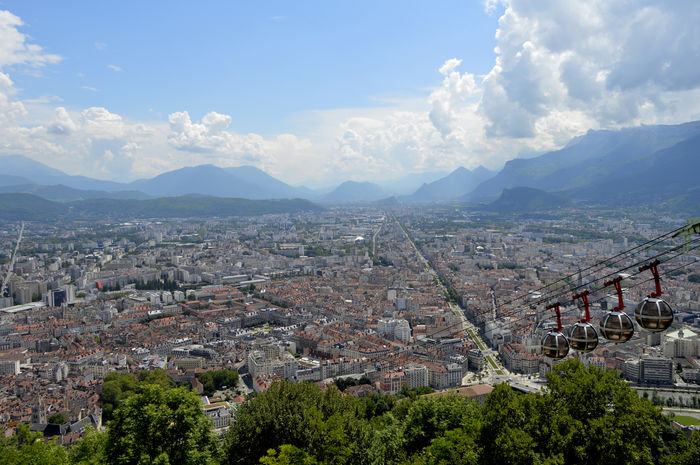 La Bastille de Grenoble et son T - La Bastille de Grenoble et son Telepherique