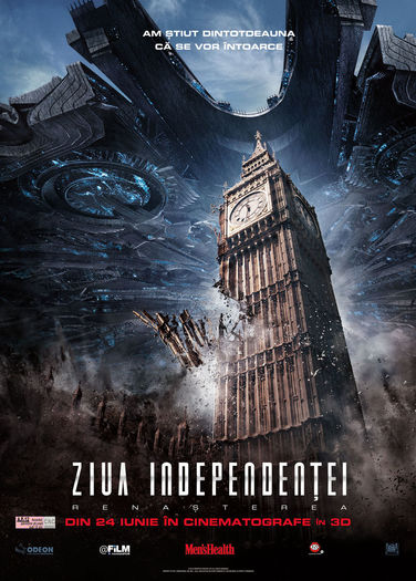 din 24 iun,  Independence Day: Resurgence (2016) - Filme in curand