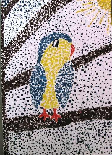 Iancu Rafaela; POINTILISM : PREMIUL III -
Colegiul National ,,Mihai Viteazul" Sf. Gheorghe,
Prof. Alina COZNEAN si Prof. Rodica FLOROIAN
