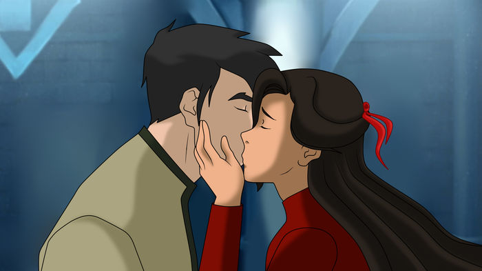 Kang and Mei kiss - T- Mei- LOK RPC
