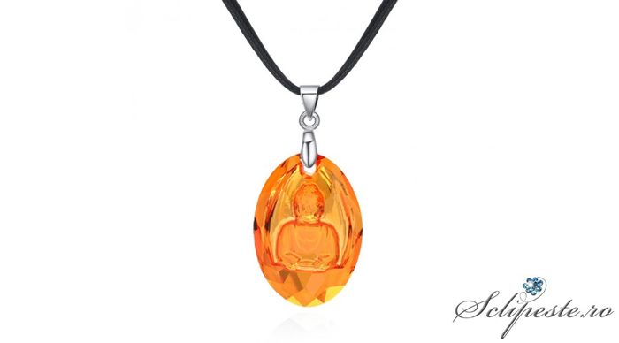 colier Swarovski Buddha - Cristale