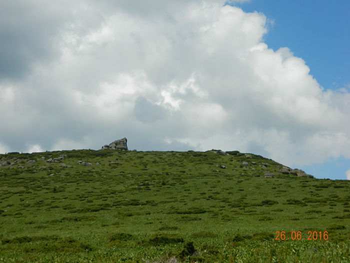 POZE22 018 - Muntii Calimani-Statia meteo si virful Pietrosul- vazuti din Varful Tihu -iunie 2016