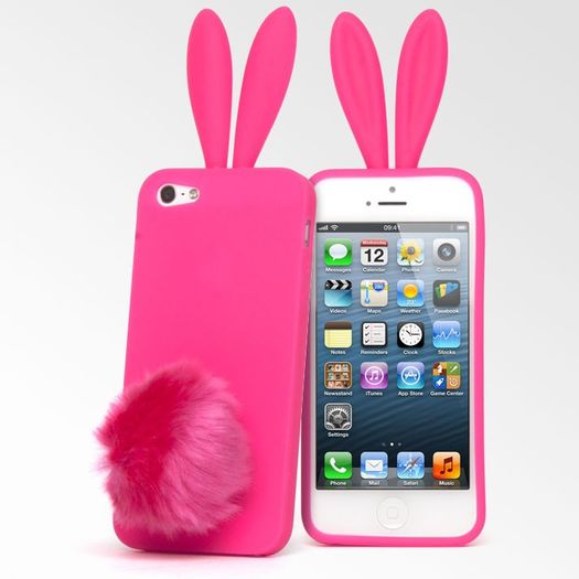 husa-telefon-iphone-6-6s-bunny-roz-2102 - Huse Iphone 5s