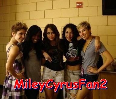 2 - Miley Cyrus and her friend