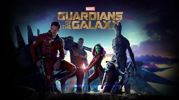 15aug2016 ”Guardians of the Galaxy (2014)” ★★★☆☆; I AM GROOOOOOOOT U ARE GROT WE ARE GROOT!!!!!!!!
