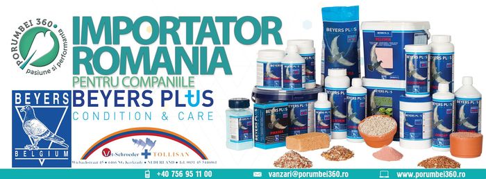 WWW.PORUMBEI360.RO IMPORTATOR IN ROMANIA PENTRU PRODUSELE BEYERS BELGIUM, t-SCHROEDER   TOLLISAN; WWW.PORUMBEI360.RO IMPORTATOR IN ROMANIA PENTRU PRODUSELE BEYERS BELGIUM, t-SCHROEDER   TOLLISAN
0756951100
