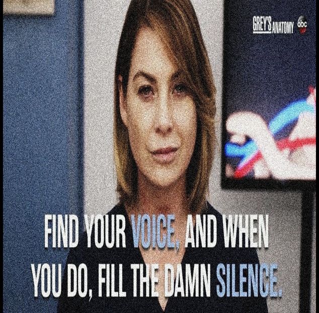 24.08 ·♡ ❝Find you voice and when you do, fill the damn silence.❞