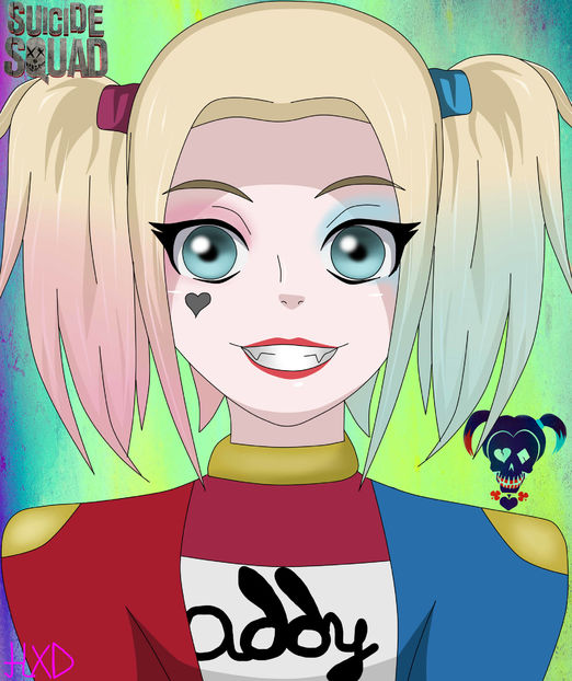Harley Quinn as Anime - 7-Fanarts-7