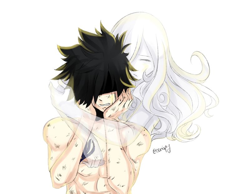 "Gray-sama has to live because Juvia will always live inside of him.."