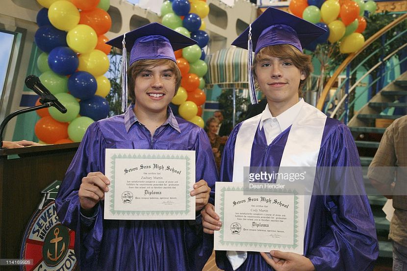 Graduation on deck