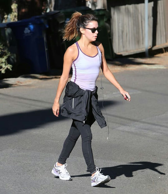 Eva-Longoria-jogging - eva longoria e