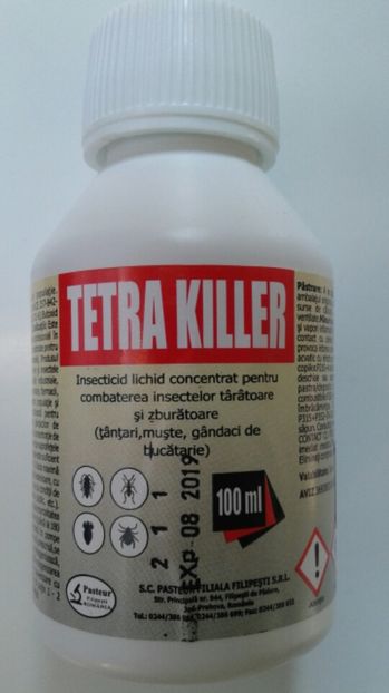 TETRA KILLER 100 ML 20 RON - PRODUSE PASTEUR