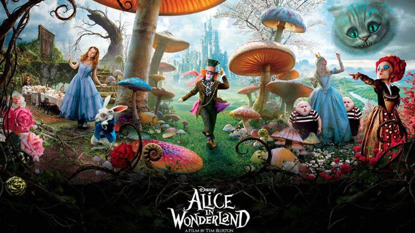 22sept2016 ”Alice in Wonderland (2010)” ★★★☆☆ - challenge movies