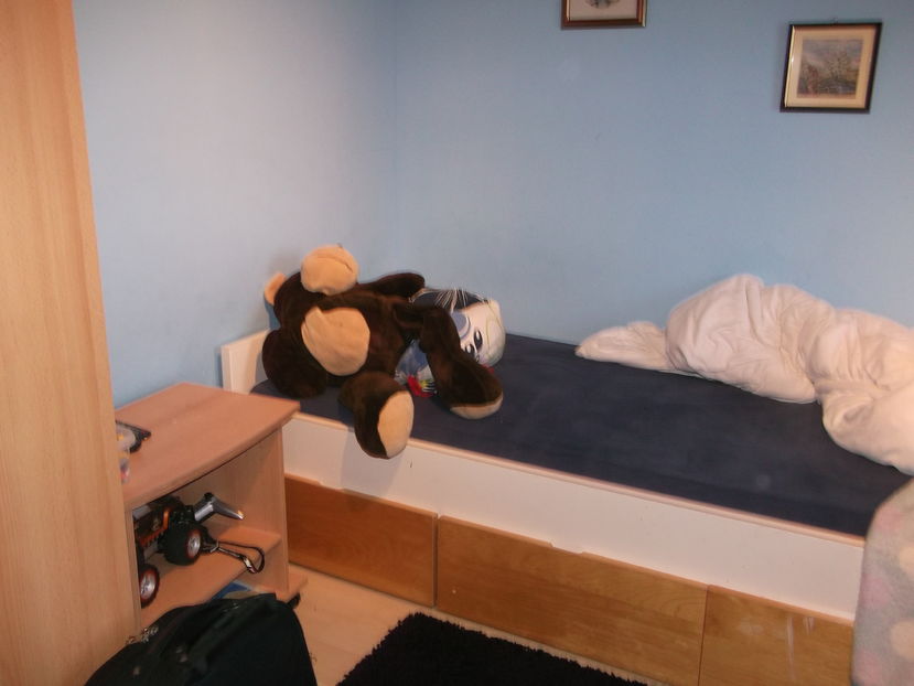 patul in care voi dormi in zilele urmatoare