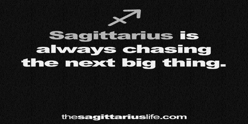 fact #2 - be noticeable like a SAGITTARIUS