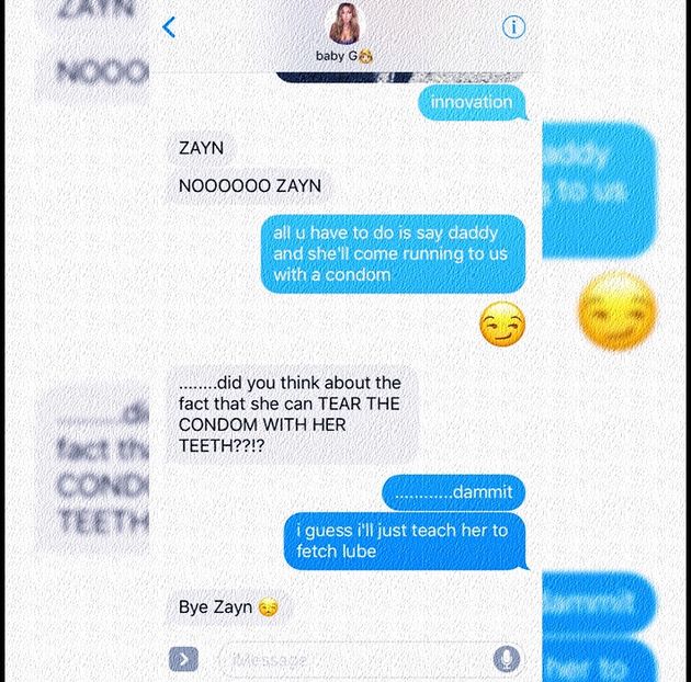 ╰▏8ᵗʰ text ̤b̤̤e̤̤t̤̤w̤̤e̤̤e̤n̤ Zayn&Gigi▕╯