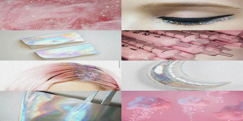 pastel-pink-glitter-ish collage for T A U R U S - be elegant like a TAURUS