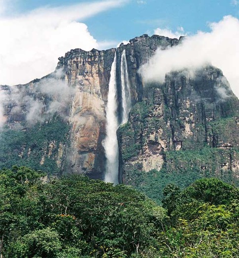 cascada Angel_Venezuela - CELE 12 LOCURI DE PE PAMANT CARE AU INSPIRAT PANDORA_PLANETA DIN AVATAR