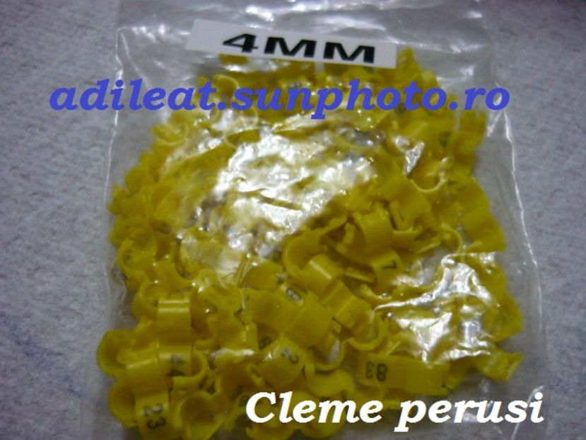  - Cleme pasari exotice 3mm si 4mm