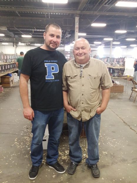 Iulian Nastase si Larry Wilmes - National Young Bird Show - Louisville -Ky