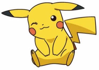 wink pikachu; este un pokemon puternic si tare
