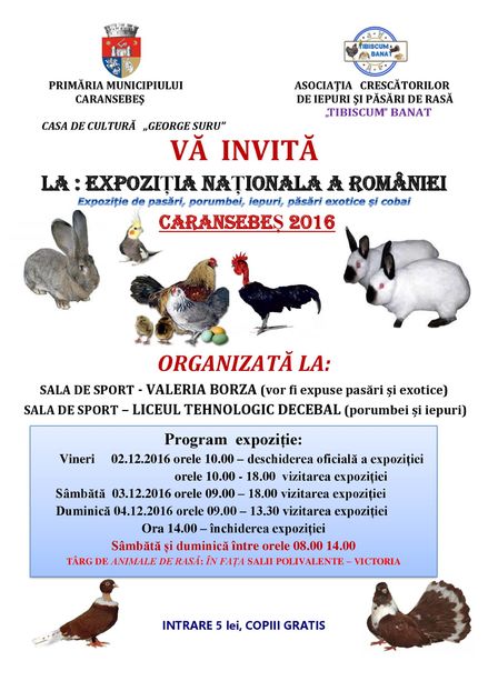  - S-Expozitie Nationala a Romaniei Caransebes 2016