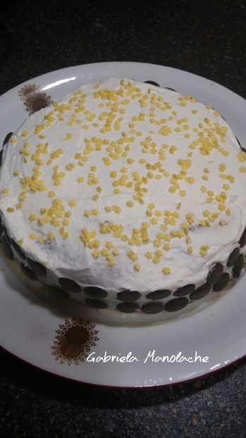  - Tort de crema de zahar ars