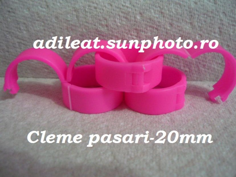 De vanzare 1 leu buc. - Cleme pasari 16mm-27mm