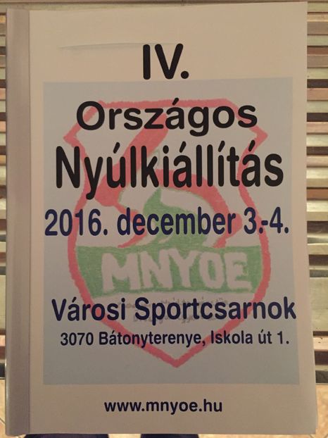  - Expozitia Nationala Ungaria 3-4 decembrie 2016