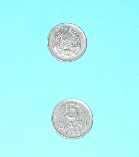 5 BANI-1963 - Monede Romanesti