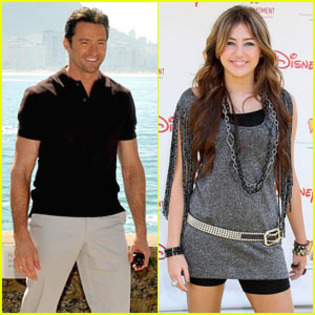 hugh-jackman-miley-cyrus-personal-security - Miley Cyrus