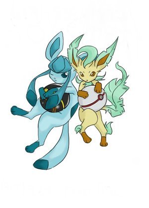 leafeon_and_glacion_by_Sakuya_Sensei; amanodi formeaza o echipa tare si cool
