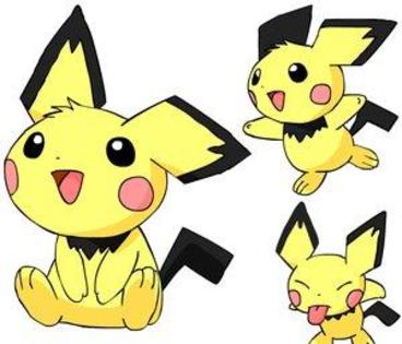 pichu - aici vei gasi poze cu toti pokemonii