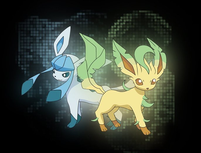 Leafeon and Glaceon; amandoi formeaza o echipa pe cinste
