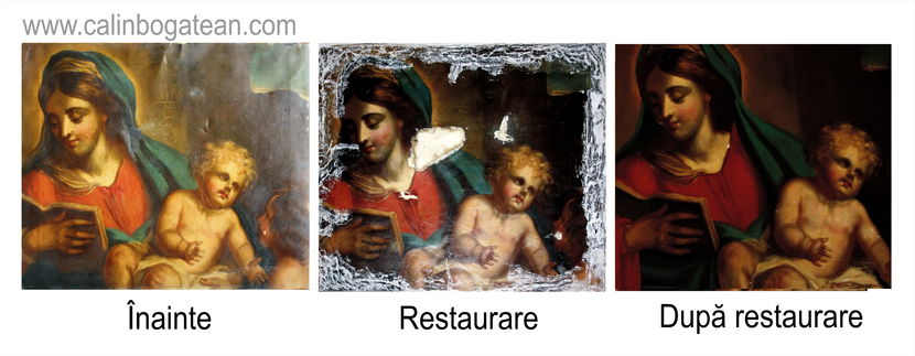 Restaurare tablou Madona cu Pru1); Restaurare tablou Madona cu Pruncul
Pictur%u0103 
