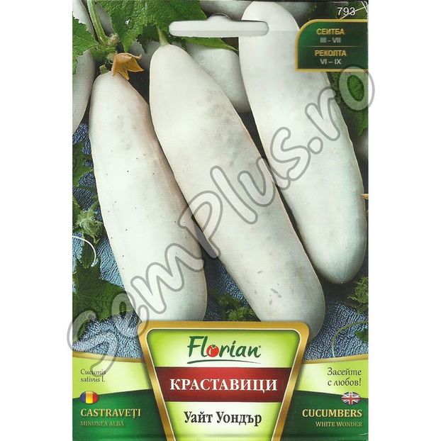 Seminte de castraveti albi - 1 gram - 3 lei - Seminte de castraveti pentru salata