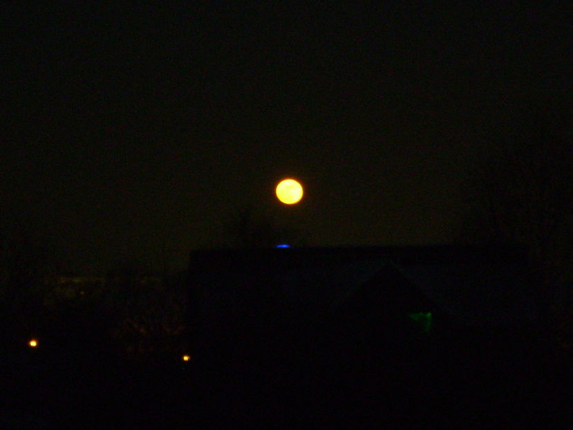 Luna plina in Rac, luna lupului (Full Wolf Moon); 12 ian 2017

