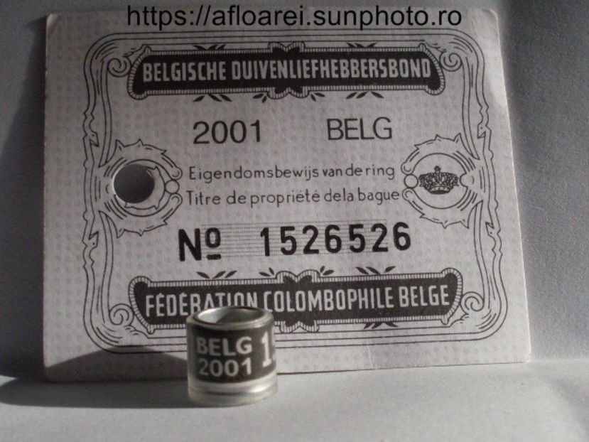 BELG 2001 - BELGIA-BELG