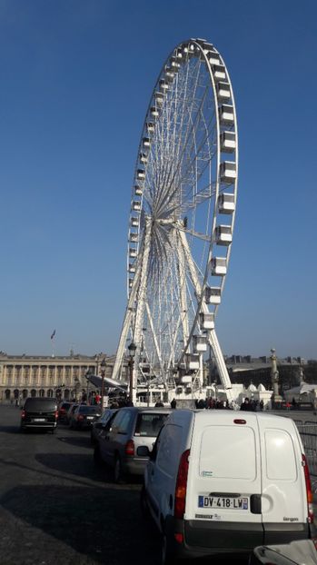 Roata dupa Bulevardul Chanselise - Concediu la PARIS