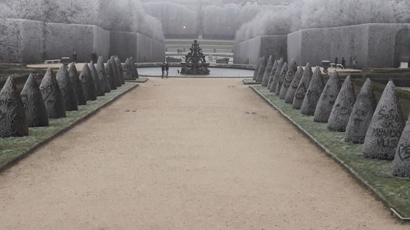 O parte din gradinile Castelului Versailles