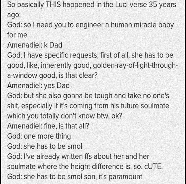 21.01 ·♡ ❝Chlucifer is happening!!!❞ - So in love with your eyes