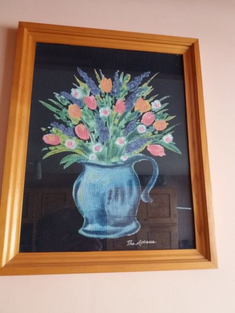 Vaza cu flori - Goblenurile mele