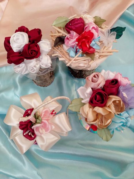  - Decoratiuni flori textile