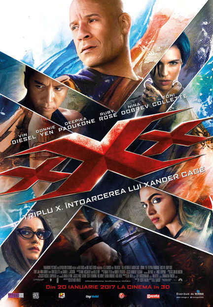 din 20 ian,  xXx: Return of Xander Cage (2017) - Filme in curand