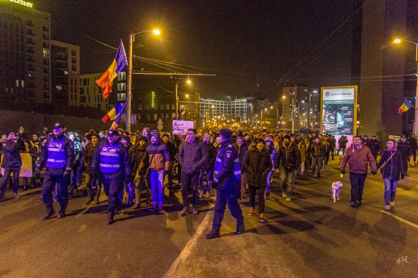  - 2017 februarie - protest Cluj