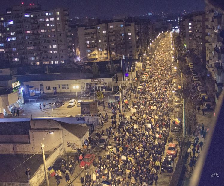  - 2017 februarie - protest Cluj